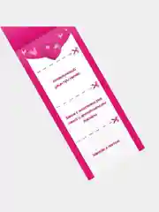 Тёмно-розовый романтические талоны,  купоны для двоих 16+