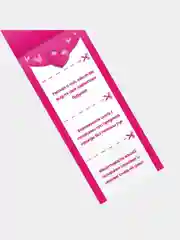 Тёмно-розовый романтические талоны,  купоны для двоих 16+