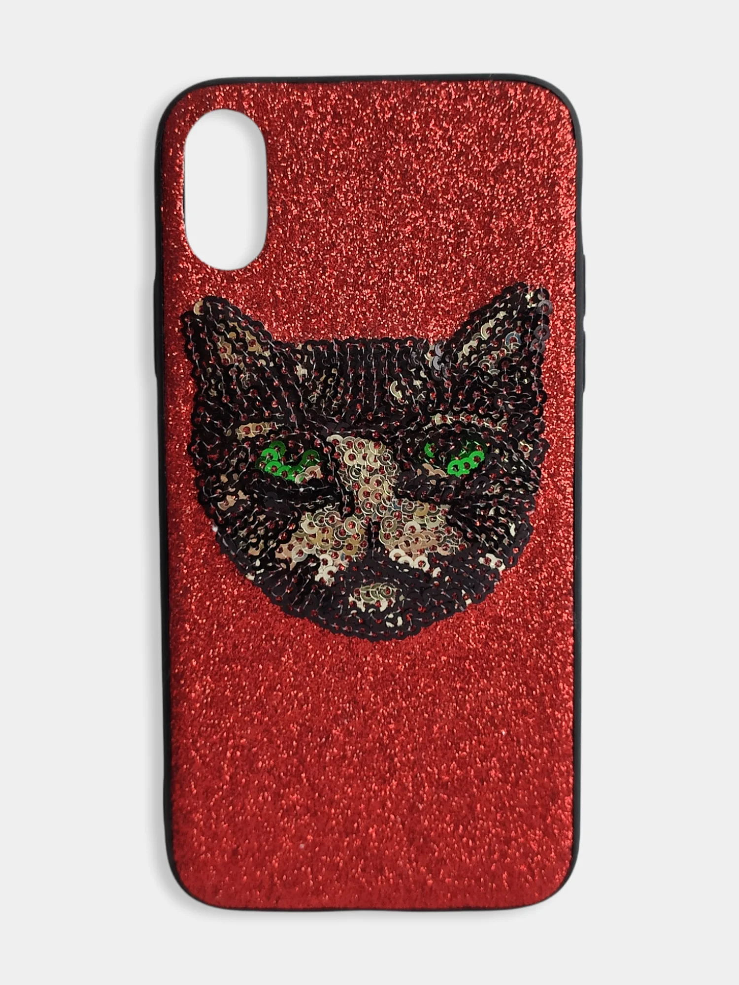 Вишнёвый чехол накладка с блестками для iphone 6+/6s plus 7+ 8+ xs xr xs max 11 pro max 11 про