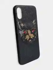 Индиго чехол накладка с блестками для iphone 6+/6s plus 7+ 8+ xs xr xs max 11 pro max 11 про