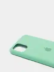 Бирюзовый силиконовый чехол для Айфон 6/6s, 7/8, 7+/8+, X/Xs, Xr, 11, 11Pro, 11ProMax