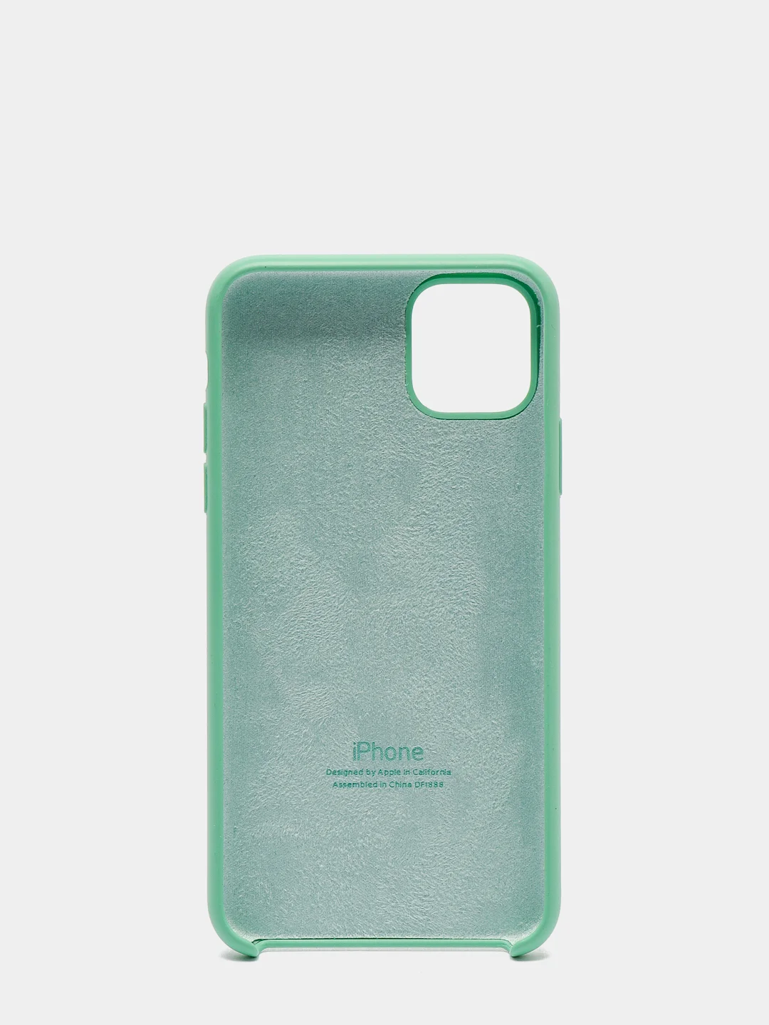 Бирюзовый силиконовый чехол для Айфон 6/6s, 7/8, 7+/8+, X/Xs, Xr, 11, 11Pro, 11ProMax