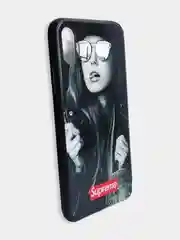 Пурпурный стеклянный чехол с рисунком принтом картинкой для iphone 11 pro max xs max xr 6s 7+ 8 plus