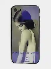 Светло-бежевый стеклянный чехол с рисунком принтом картинкой для iphone 11 pro max xs max xr 6s 7+ 8 plus