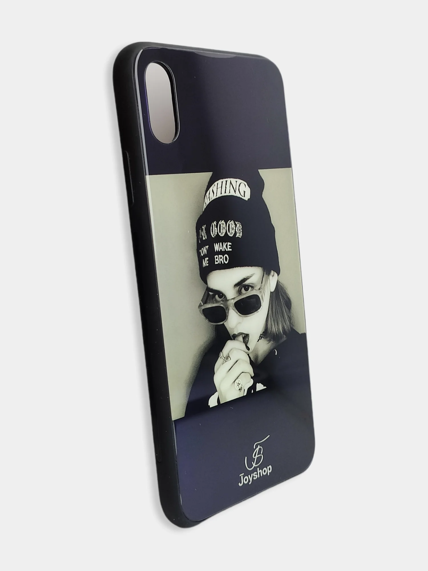 Светло-жёлтый стеклянный чехол с рисунком принтом картинкой для iphone 11 pro max xs max xr 6s 7+ 8 plus