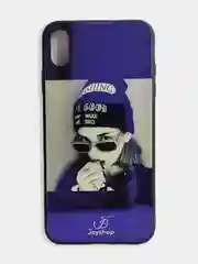 Светло-жёлтый стеклянный чехол с рисунком принтом картинкой для iphone 11 pro max xs max xr 6s 7+ 8 plus