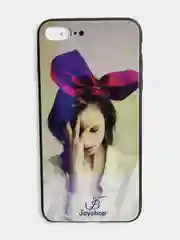 Светло-коричневый стеклянный чехол с рисунком принтом картинкой для iphone 11 pro max xs max xr 6s 7+ 8 plus
