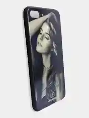 Серый стеклянный чехол с рисунком принтом картинкой для iphone 11 pro max xs max xr 6s 7+ 8 plus