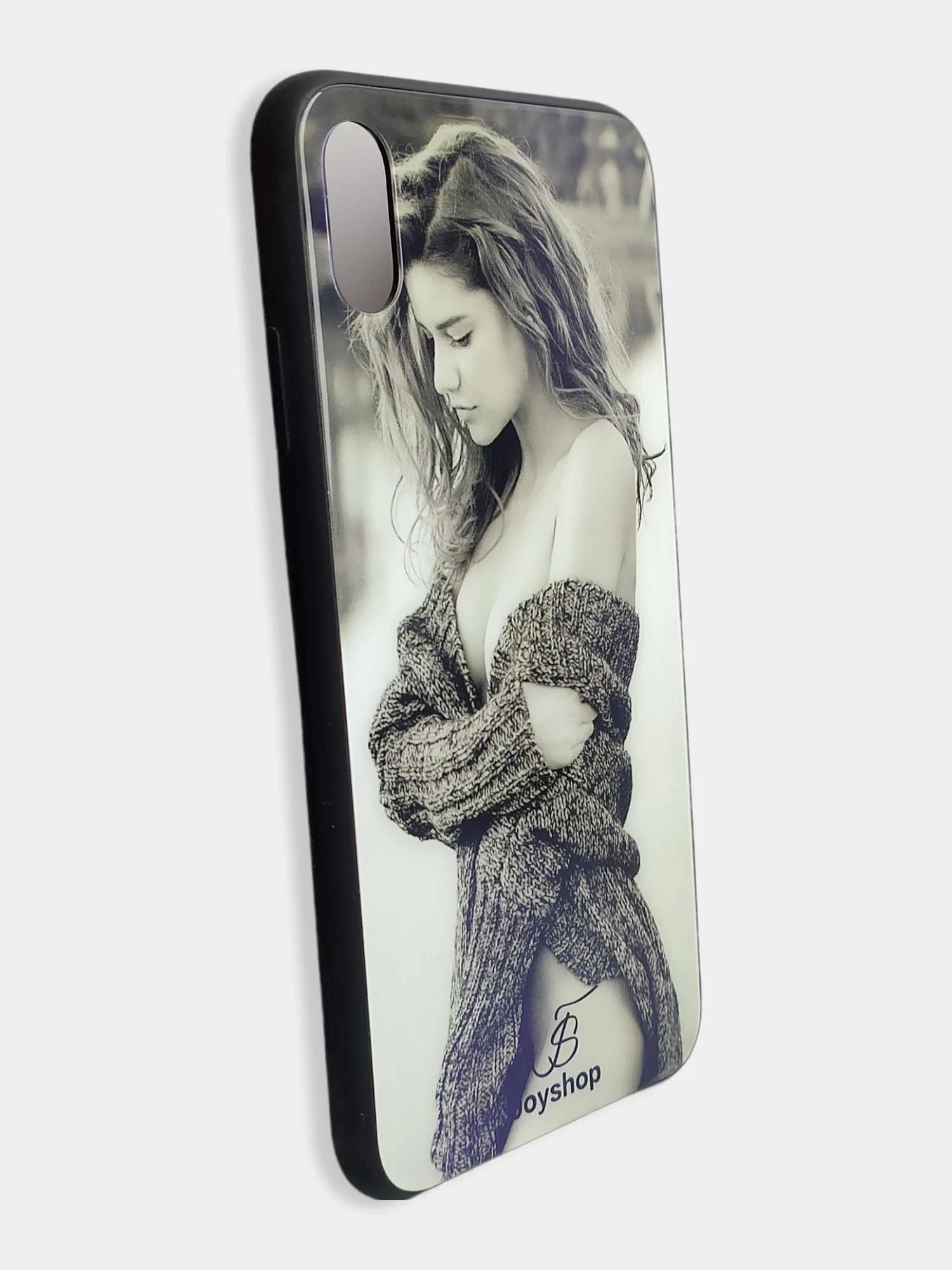 Серый меланж стеклянный чехол с рисунком принтом картинкой для iphone 11 pro max xs max xr 6s 7+ 8 plus