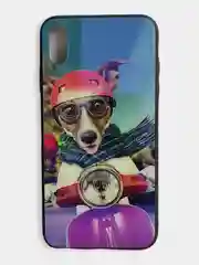 Тёмно-бирюзовый стеклянный чехол с рисунком принтом картинкой для iphone 11 pro max xs max xr 6s 7+ 8 plus