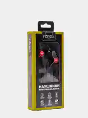 Красный наушники вакуумные с креплениями, 2 пары насадок, 120см, металл, пластик, 3 цвета