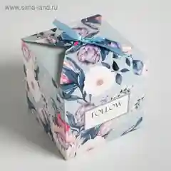 Голубой коробка складная девушке, 20 видов