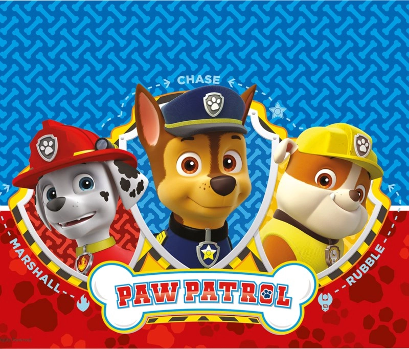 Скатерть "Щенячий  патруль" Paw Patrol, 120 х 180 см