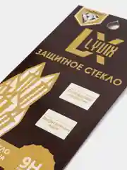 Черный защитное стекло "LYVIX" для айфона 7+, 8+