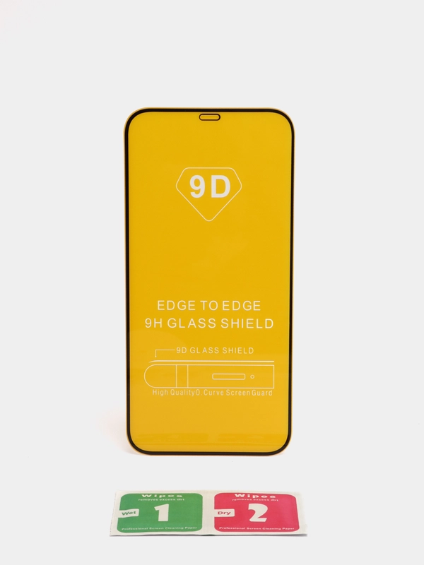Защитное стекло "LYVIX" для iPhone 12 Pro Max с черной рамкой