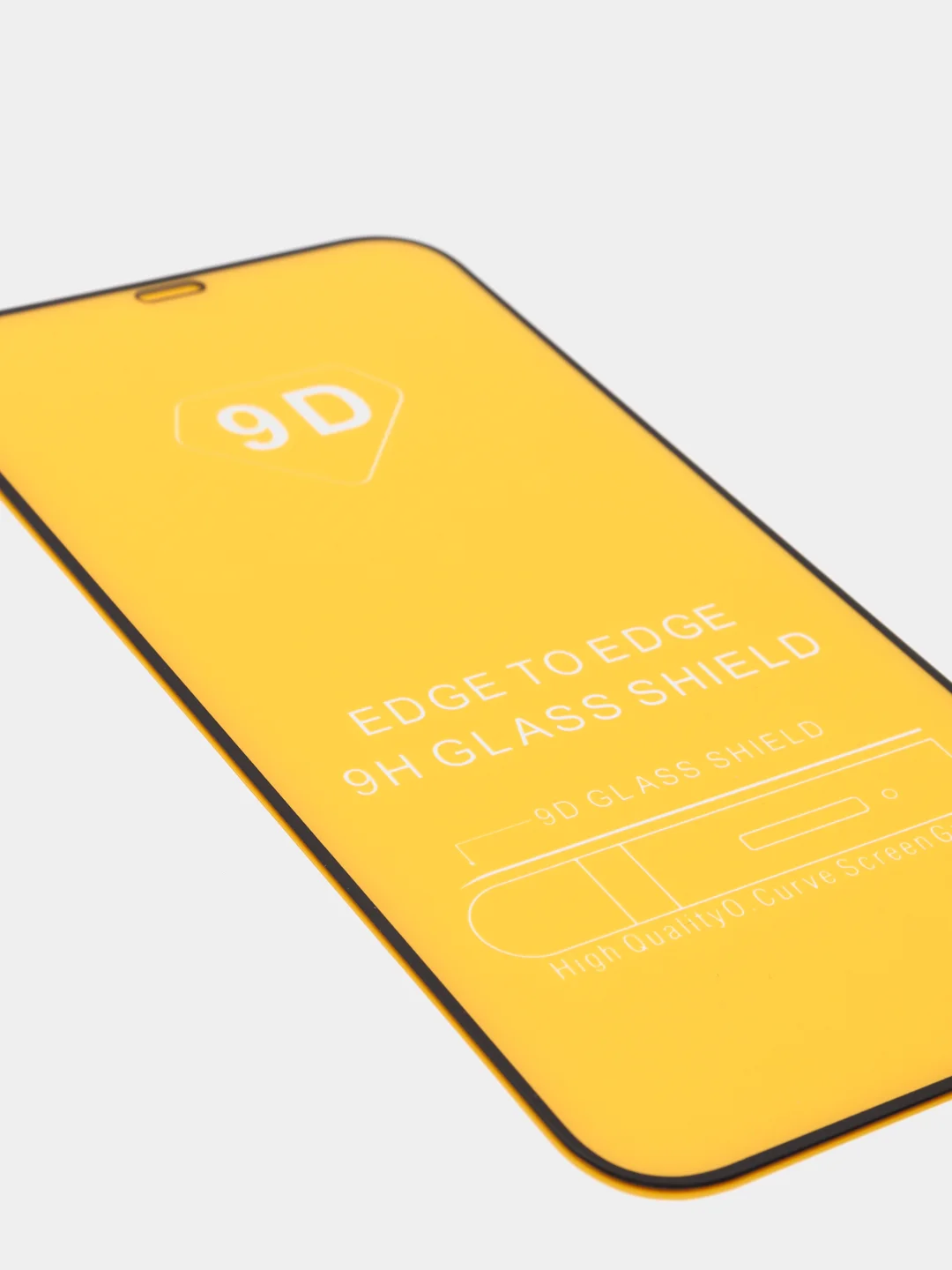 Защитное стекло "LYVIX" для iPhone 12 Pro Max с черной рамкой