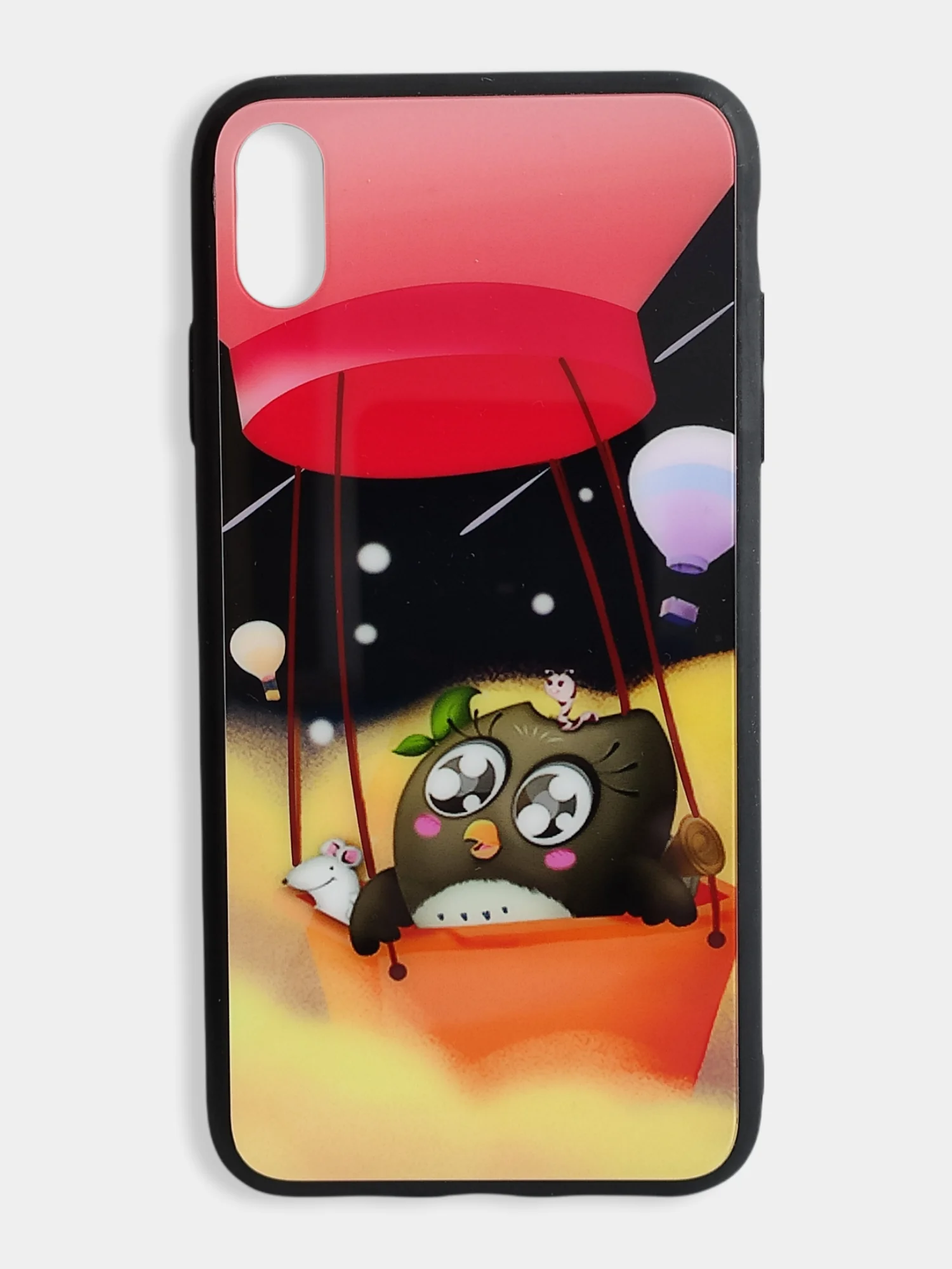 Фиолетовый стеклянный чехол с рисунком принтом картинкой для iphone 11 pro max xs max xr 6s 7+ 8 plus