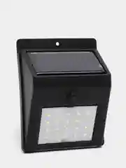 Черный светодиодный уличный светильник Solar Motion Sensor Ligh, на солнечной батарее, фасадный
