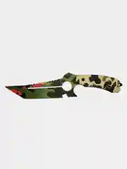 Зелёный хаки нож деревянный "ИГЛА" кс го / cs go, охотничий нож