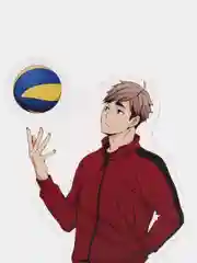 Фигурка акриловая 2D по аниме "Волейбол!!", Атсуму Мия