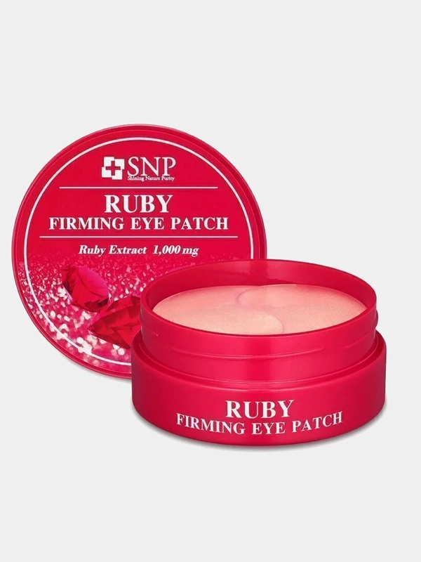 SNP Гидрогелевые Патчи с экстрактом пудры рубина Ruby Firming Eye Patch