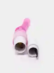 Розовый анальный вибратор