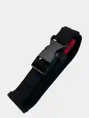 Нож кнопочный фронтальный автоматический, сталь 420, рукоять Soft Touch, цвет красный