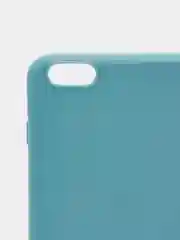 Синий меланж чехол для iPhone 5s, 6, 7, 8 Plus, SE 20, X, XS, XR, 11 Pro Max, 12 Mini, 13, силиконовый