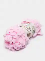 Розовый пряжа турецкая Alize puffy/ петельки / пряжа пальцами / микрополиэстер/ ализе пуффи