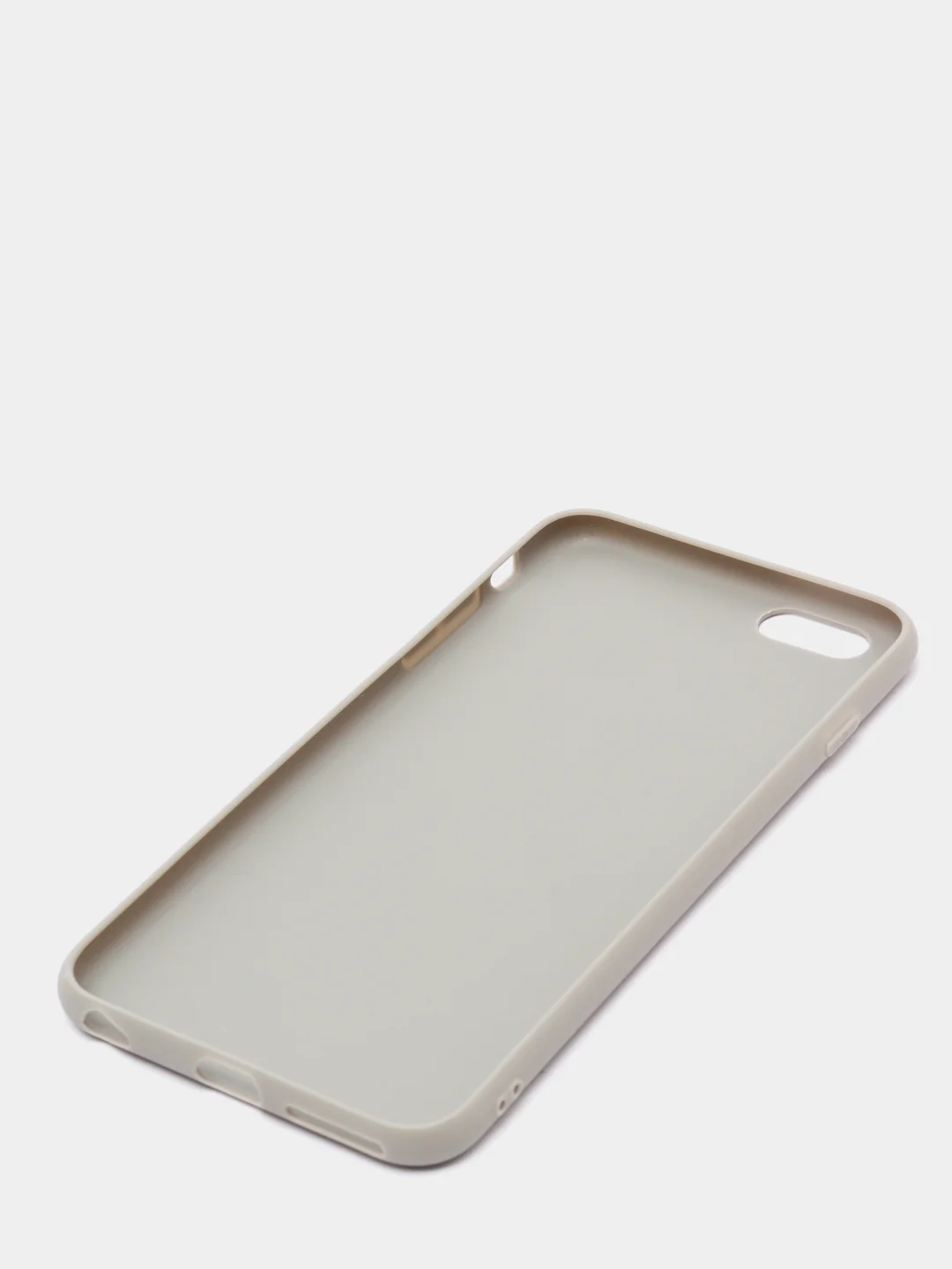 Серый чехол для iPhone 5s, 6, 7, 8 Plus, SE 20, X, XS, XR, 11 Pro Max, 12 Mini, 13, силиконовый