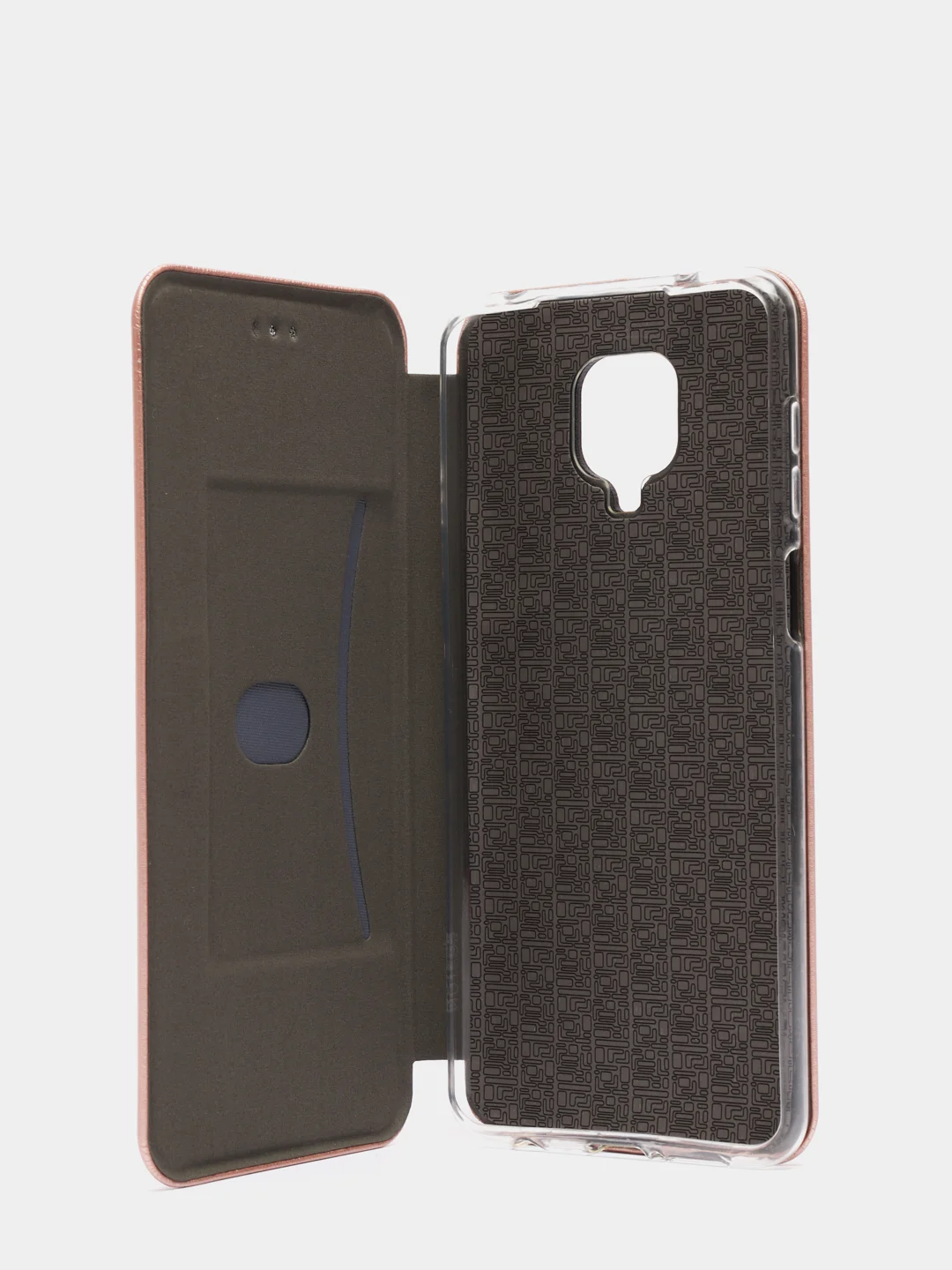 Розовый чехол книжка Xiaomi Redmi NOTE 9 PRO / Note 9S