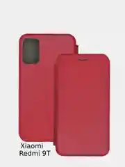 Красный чехол-книжка XIAOMI 10TPro, 11Pro, Note 10 Lite,Redmi 9, 9A, 9T/PocoM3, Note 10, Note 9T