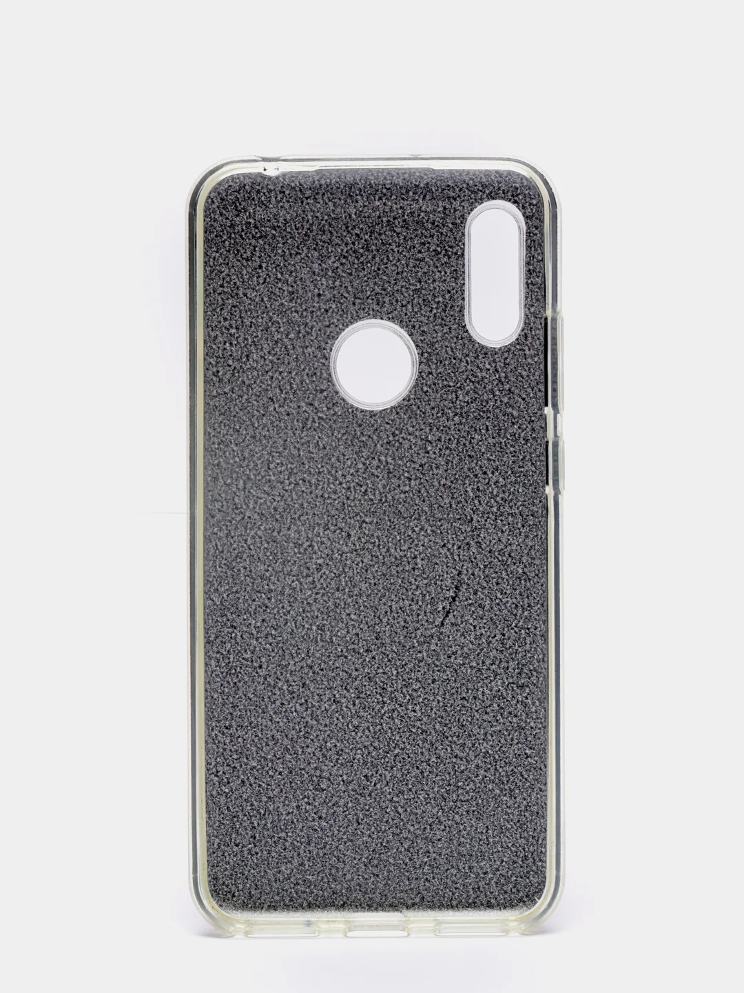 Серебряный чехол блестящий Huawei Honor 8A, Y6 2019