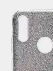 Серебряный чехол блестящий Huawei Honor 8A, Y6 2019