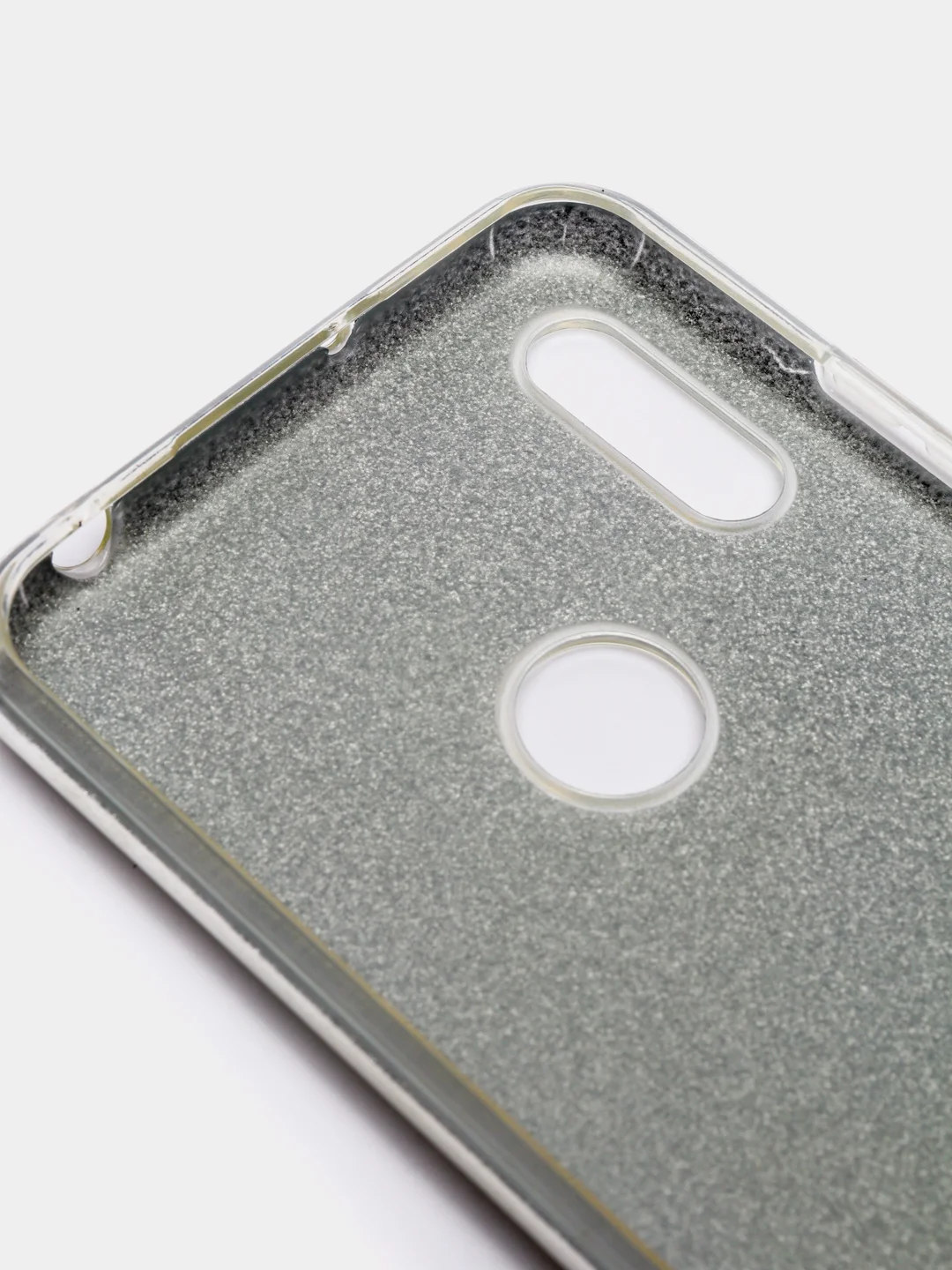 Серебряный чехол блестящий Huawei Honor 8A, Y6 2019