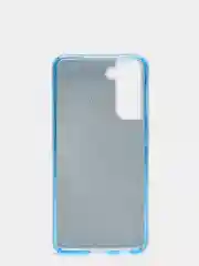 Голубой чехол блестящий SAMSUNG S21