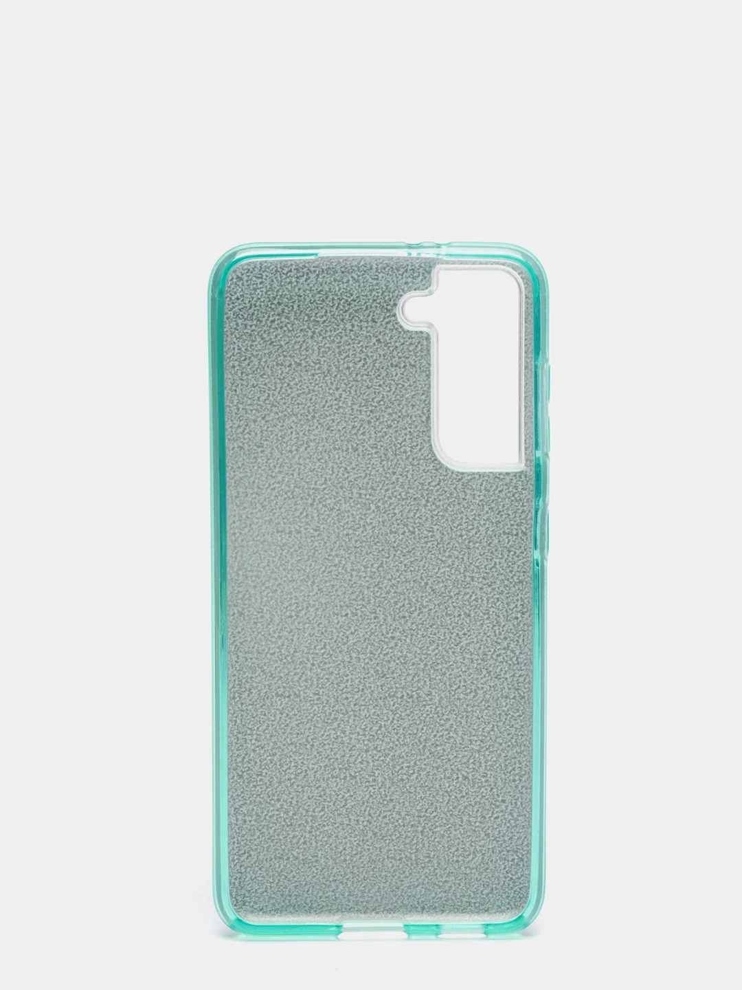 Бирюзовый чехол блестящий SAMSUNG S21