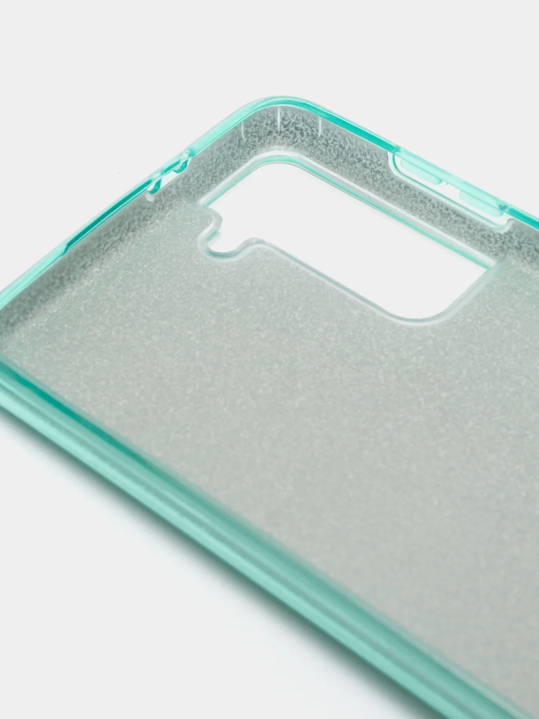 Бирюзовый чехол блестящий SAMSUNG S21