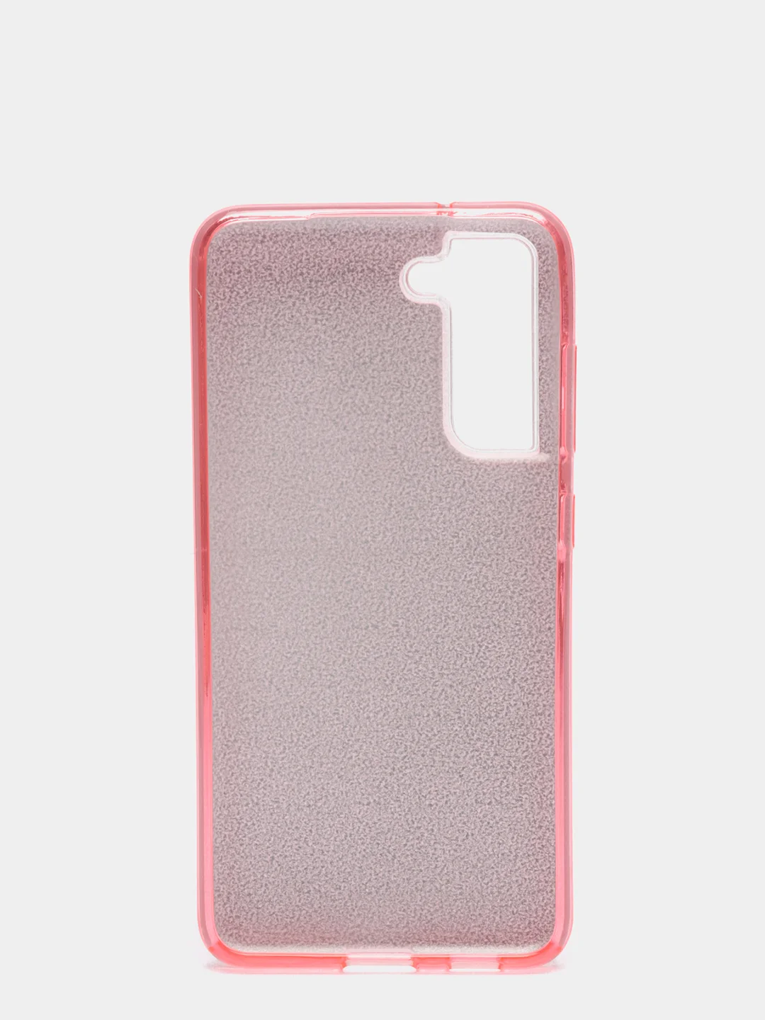 Розовый чехол блестящий для SAMSUNG S21 FE