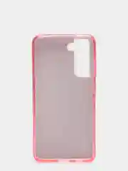 Розовый чехол блестящий для SAMSUNG S21 FE