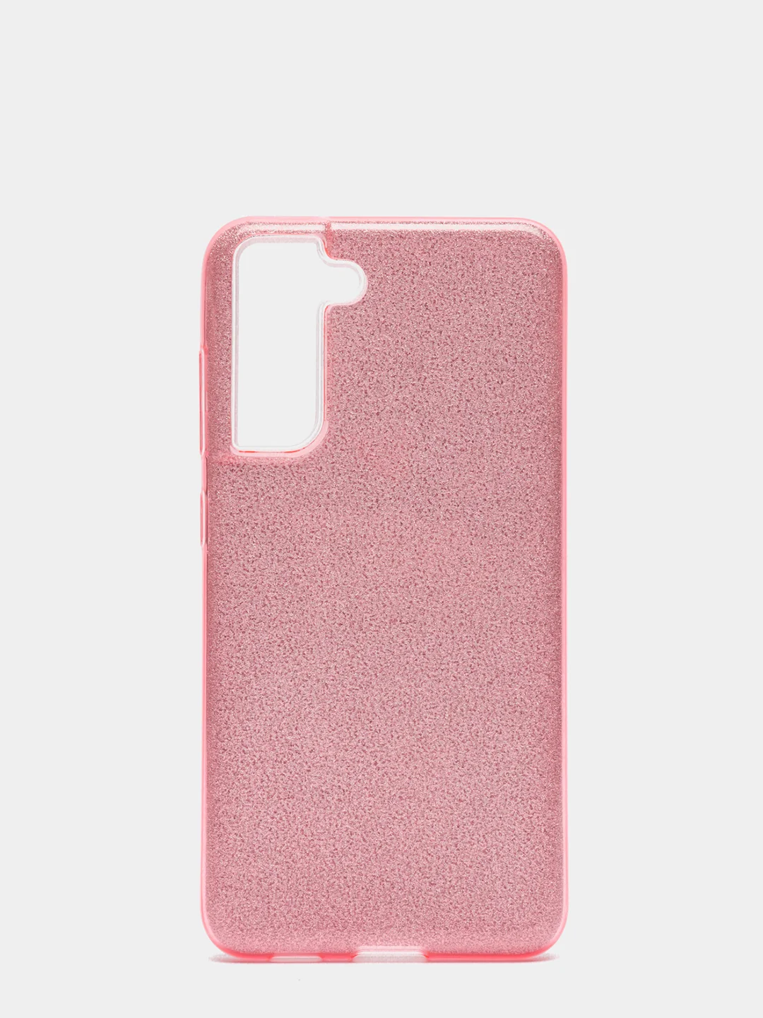 Розовый чехол блестящий для SAMSUNG S21 FE