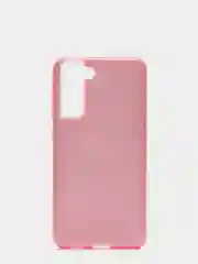 Розовый чехол блестящий для SAMSUNG S21 FE