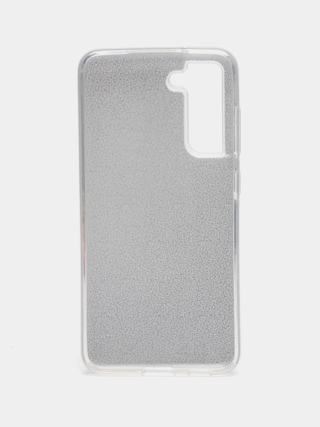 Серебряный чехол блестящий для SAMSUNG S21 FE