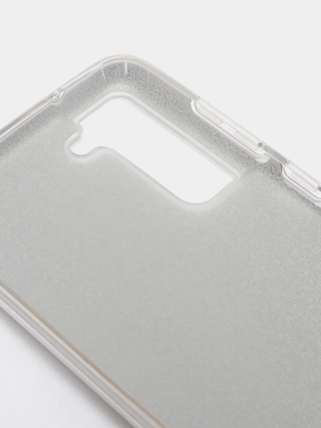 Серебряный чехол блестящий для SAMSUNG S21 FE