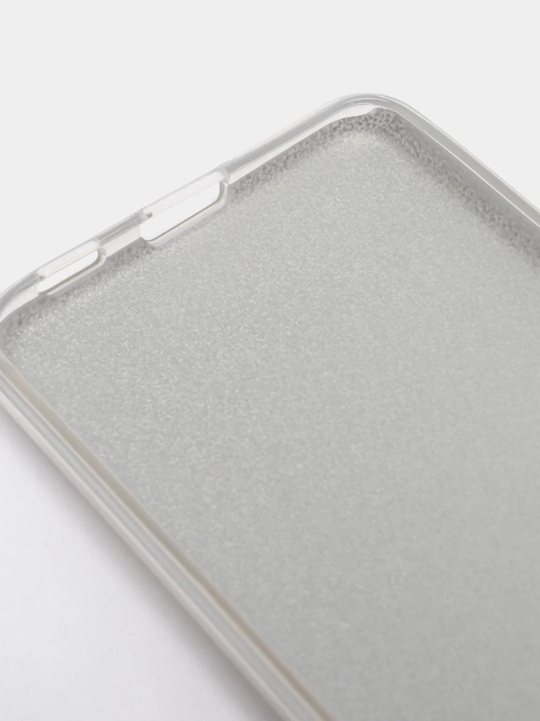 Серебряный чехол блестящий для SAMSUNG S21 FE