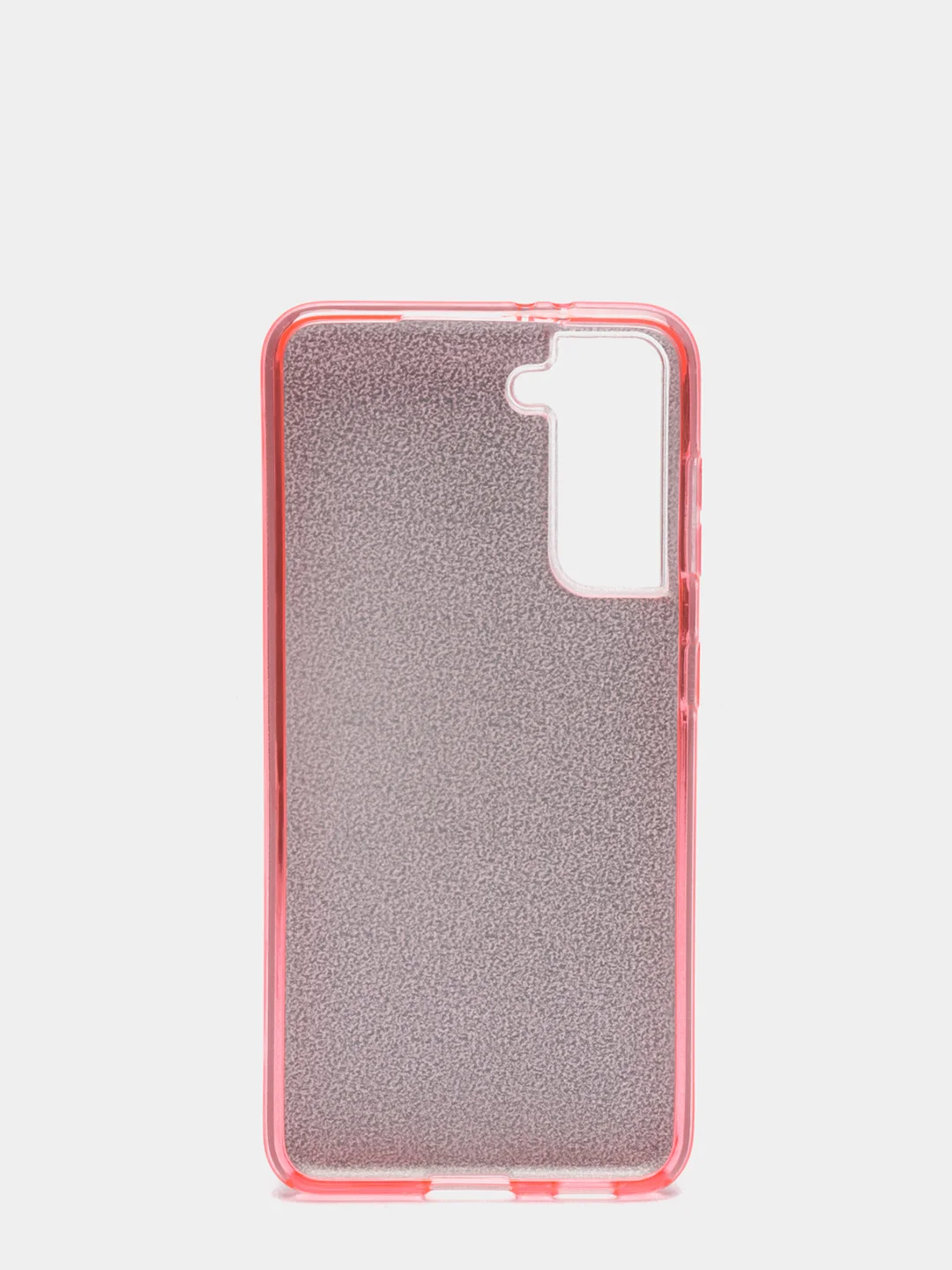 Розовый чехол блестящий SAMSUNG S21