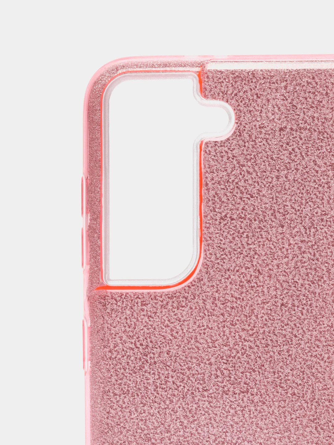 Розовый чехол блестящий SAMSUNG S21