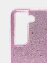 Сиреневый чехол блестящий для SAMSUNG S21 FE