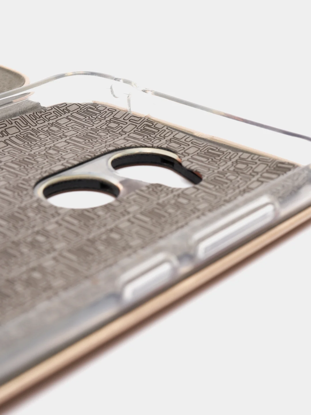 Золотой чехол книжка Honor 6c pro