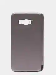 Серебряный чехол-книжка для Samsung J5 2016, J 510